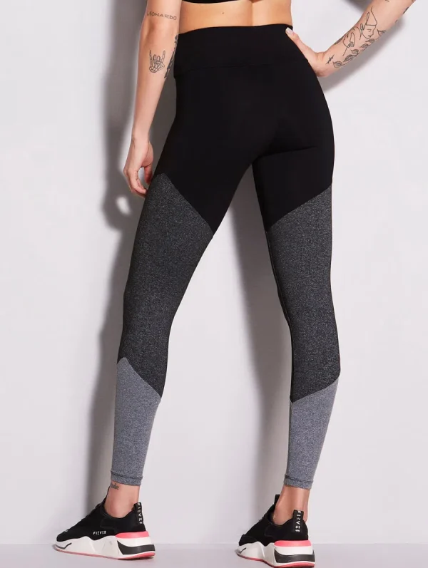 CALÇA LEGGING BLOCK MESCLA TRICOLOR CINZA MESCLA - Imagem 2