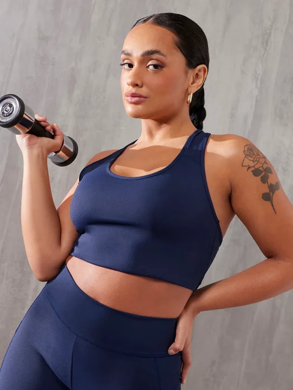 TOP FITNESS COSTAS NADADOR AZUL MARINHO DARK - Imagem 4